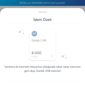 Tumbara Puanlarımı Kullanamıyor, Net Açıklama Ve Çözüm Bekliyorum