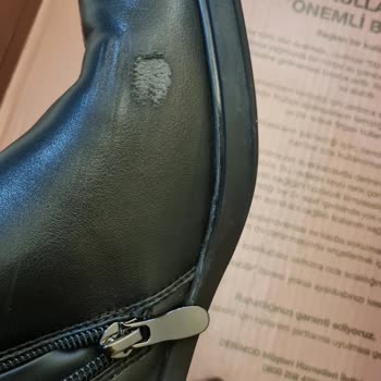 1 Saatte Derisi Soyulan Bot İçin Derimod'dan İade Talebim Reddedildi