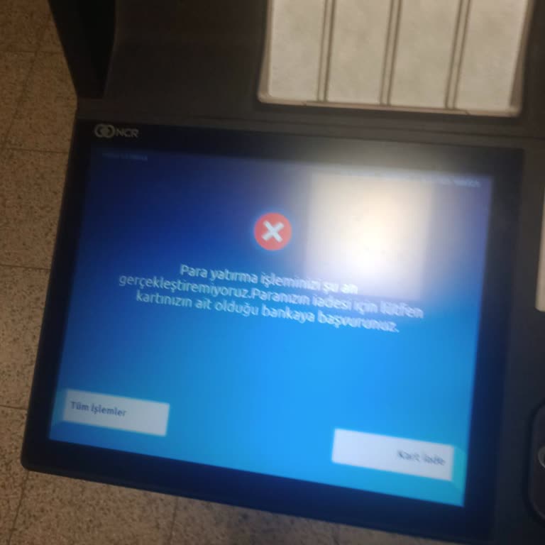 ATM’de Kaybolan Paramın Hızla İadesini İstiyorum
