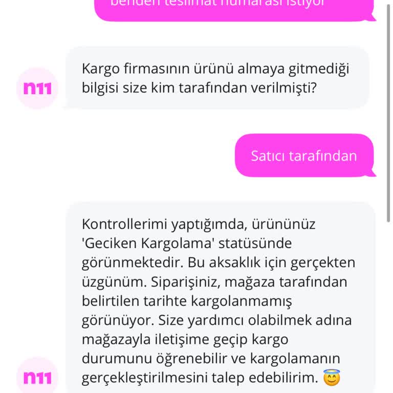İndirimli Aldığım Ürün Teslim Edilmiyor, Ne N11 Ne Kargo Sorunumu Çözüyor!