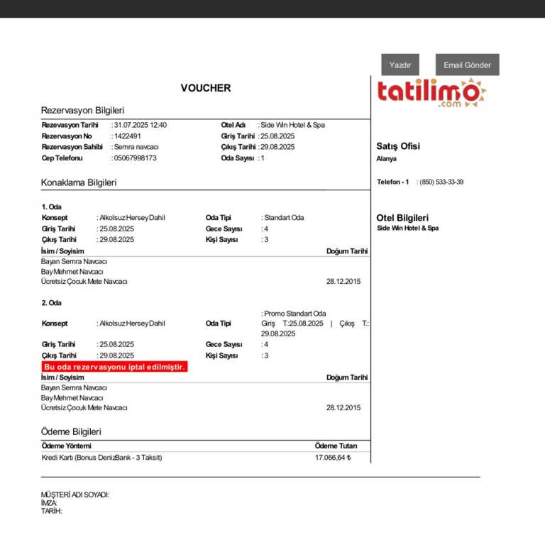 Otel Batmış Çıktı Ne Konaklama Ne De 17000 TL Paramı Geri Alabildim