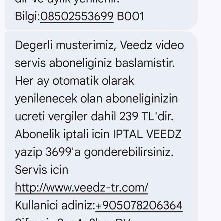 Onayım Dışında Başlatılan Abonelikle Mağdur Edildim