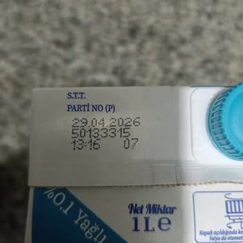 Süt Ürününde Sinek Çıkması Hijyen Endişesi Yarattı