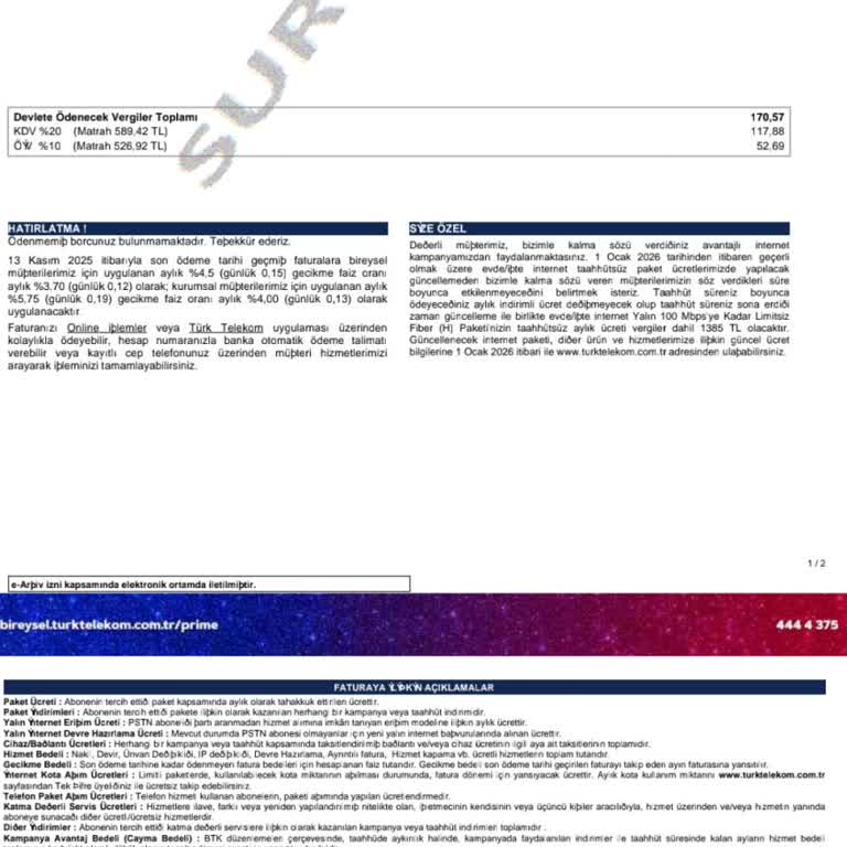 Taahhüt Başlangıcında Vaat Edilen Fiyat Yerine Yüksek Fatura Kesiliyor, Fazla Tahsilatlar İade Edilmiyor