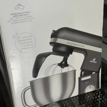 Karaca Mastermaid Chef Pro Hamur Yoğurma Makinesi Kullanımında Elektrik Çarpması Ve Yanık Kokusu Nedeniyle Güvenlik Endişesi, Değişim Talebi
