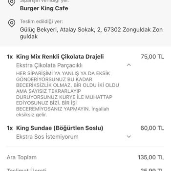 Tekrarlayan Yanlış Ve Eksik Dondurma Gönderimi: İade Sürecinde Tutarsızlık Ve Müşteri Mağduriyeti