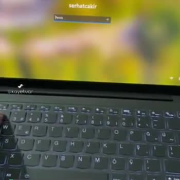 Lenovo Yoga Slim 6 Klavyedeki Rakamların 5-6 Dışında Çalışmama Durumu!
