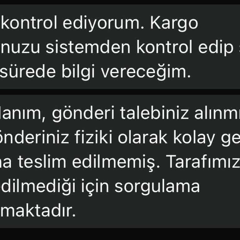 Siparişim Kayıp: Kargo Sürecinde Belirsizlik Ve Yetersiz Bilgilendirme