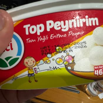 Yeni Tarihli Ekici Top Peynirim Ürününde Yabancı Cisim Ve Hijyen Endişesi