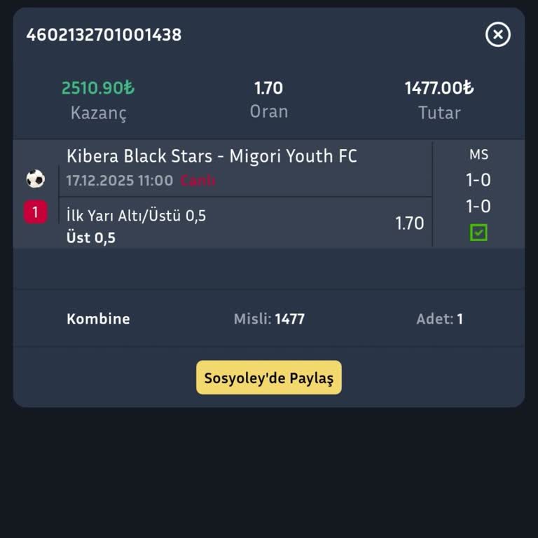 Oley.com'da Tamamlanan Maç Kuponum Haksız Yere Onaylanmıyor