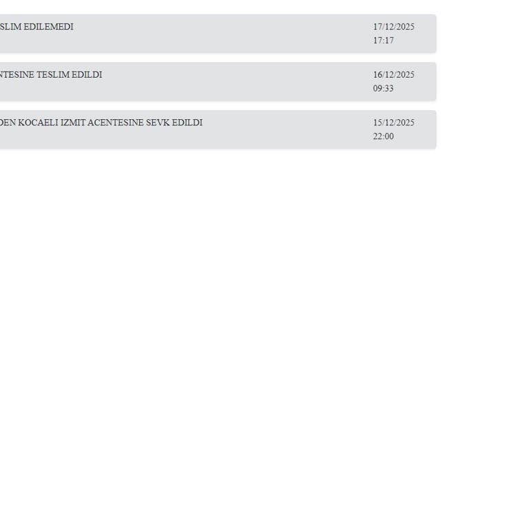 Kuryenet Teslimatında Gerçekleşmeyen Ziyaret Ve Eksik Bilgilendirme Nedeniyle Kartım Ulaştırılmadı