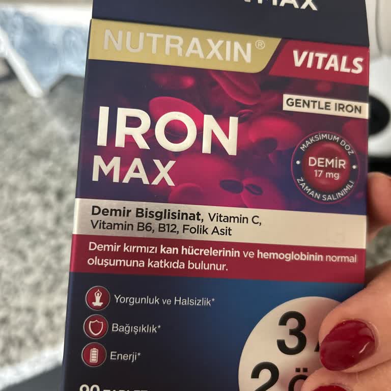 Nutraxin İron Max B6 B12 Kullandıktan Sonra Şiddetli Mide Ve Böbrek Sorunları Yaşadım
