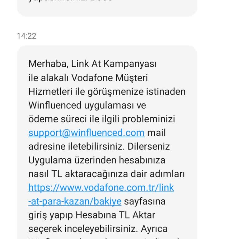 Vodafone Kampanya Ödemelerim Hesabıma Ulaşmadı