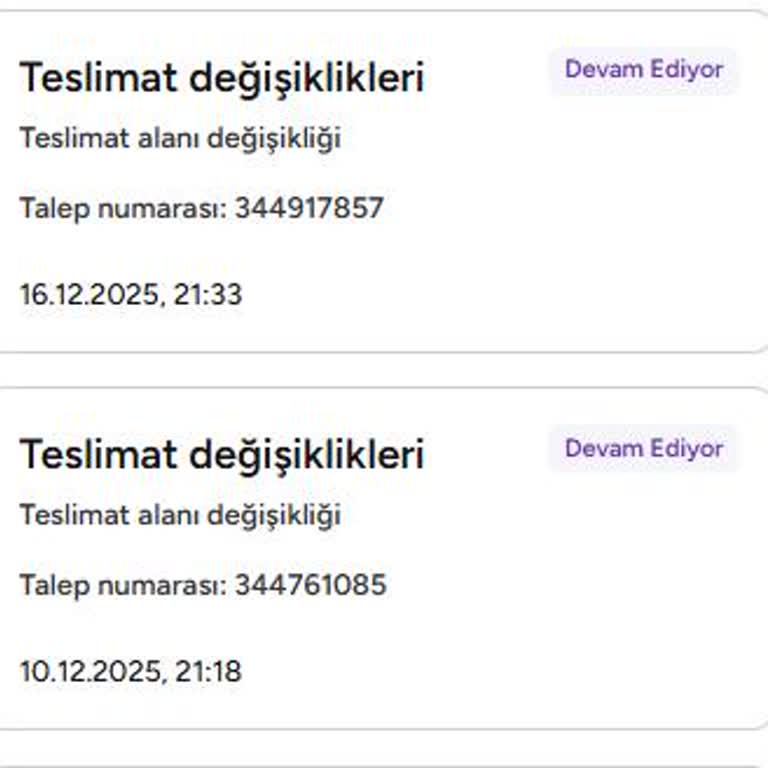 Kendi Kuryeme Geçiş Talebim Günlerdir Yanıtsız Kaldı