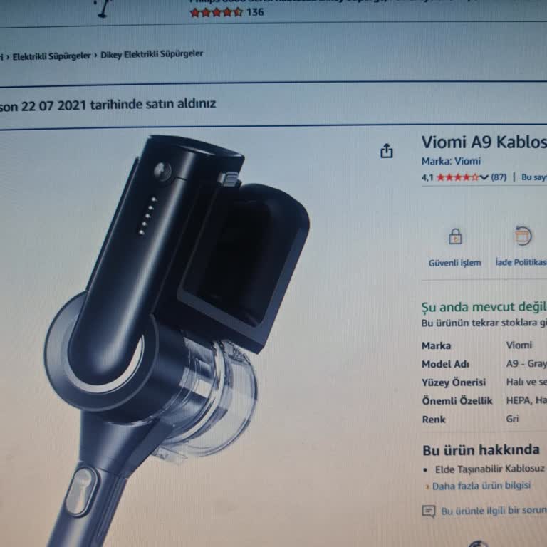 Viomi A9 İçin Pil Bulunamıyor Mağduriyet Yaşıyorum