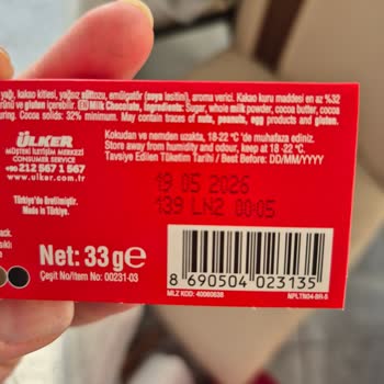 Aldığım Ülker Sütlü Çikolata Bozuk Çıktı, Güvenim Sarsıldı!