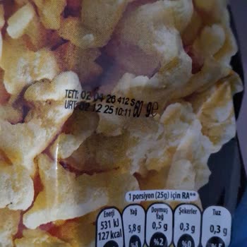 Satın Aldığım Cipsin İçinden Yabancı Madde Çıkması Ve Açıklama Talebim