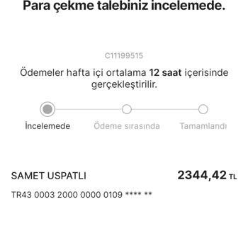 Gardırop Uygulamasında Ödemelerim Beklemede, Müşteri Hizmeti Yanıtsız