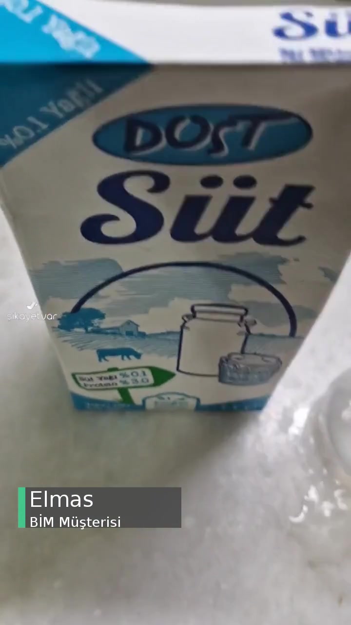 BİM Tarihi Geçmemiş Bozuk Süt! videonun kapak resmi