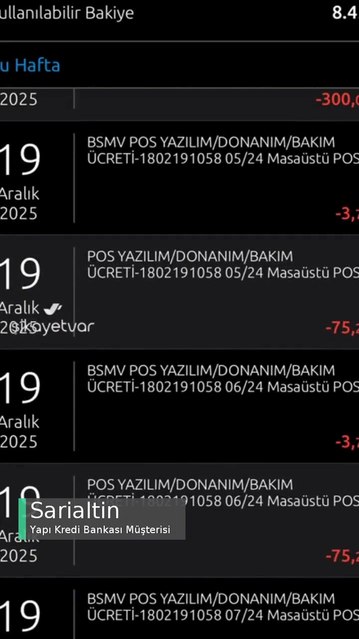 Yapı Kredi Bankası Pos Kayıp Bedeli Ve Bakım Aidat Ücreti İade Talebi! videonun kapak resmi