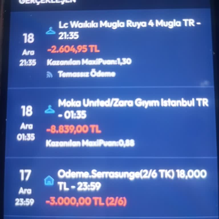 İzinsiz Kredi Kartı Harcamasıyla Mağdur Edildim!