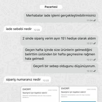 Siparişlerim Teslim Edilmedi, İadem Yapılmadı Ve Mağdur Edildim