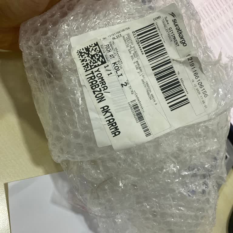 Sürat Kargo İle Boş Koli Teslimatı Ve Yetersiz Açıklama