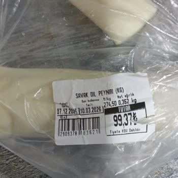 Çocuğumun Tükettiği Peynirden Çıkan Yabancı Cisimle Boğulma Tehlikesi Yaşadık