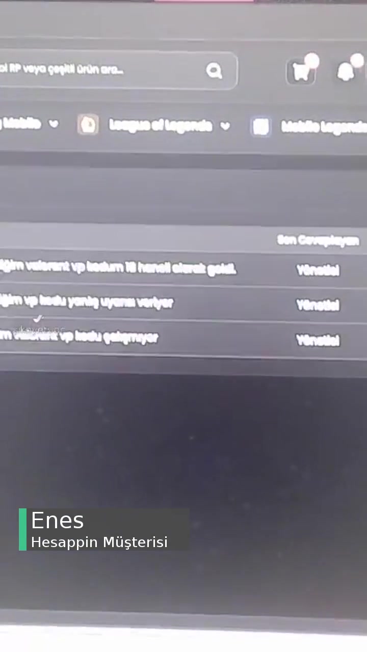 Hesappin Yanlış Vp Gönderiyor videonun kapak resmi