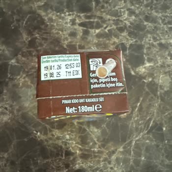 Pınar Et Ve Süt Kido Kakaolu Süt Bozuk Çıktı!