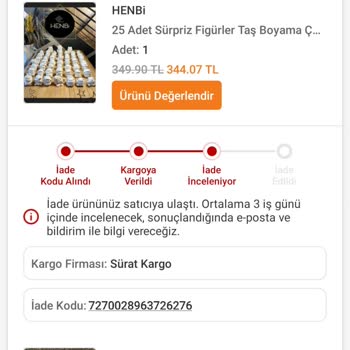 Yanlış İade İşlemi Ve Hasarlı Ürün Nedeniyle Mağduriyet Yaşıyorum