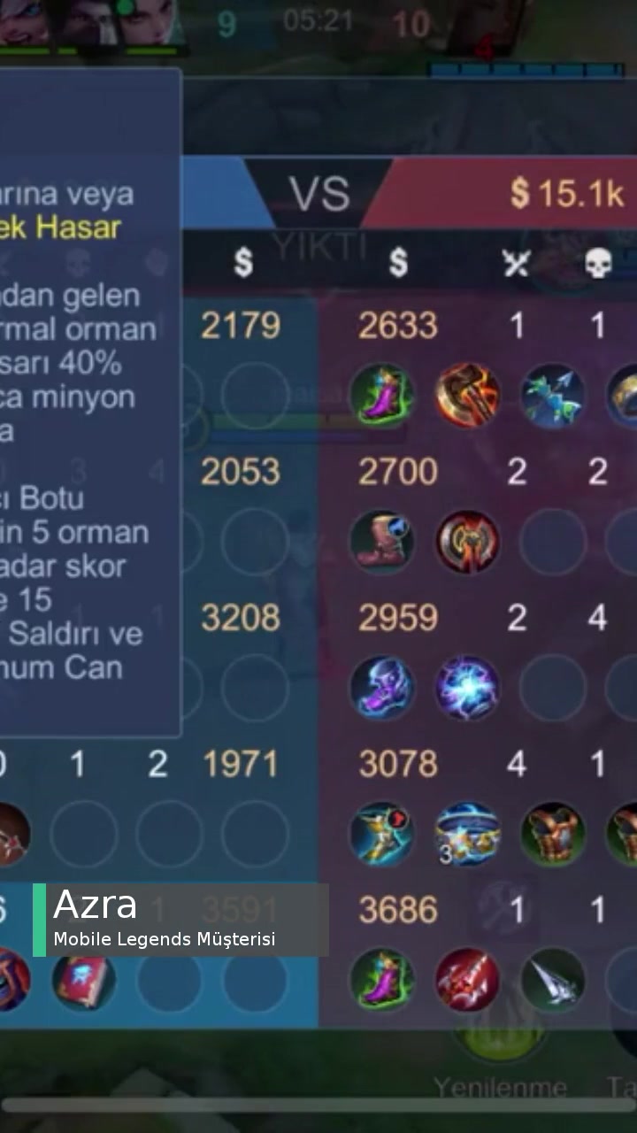 Mobile Legends Kasıtlı Besleme Yaptılar! videonun kapak resmi