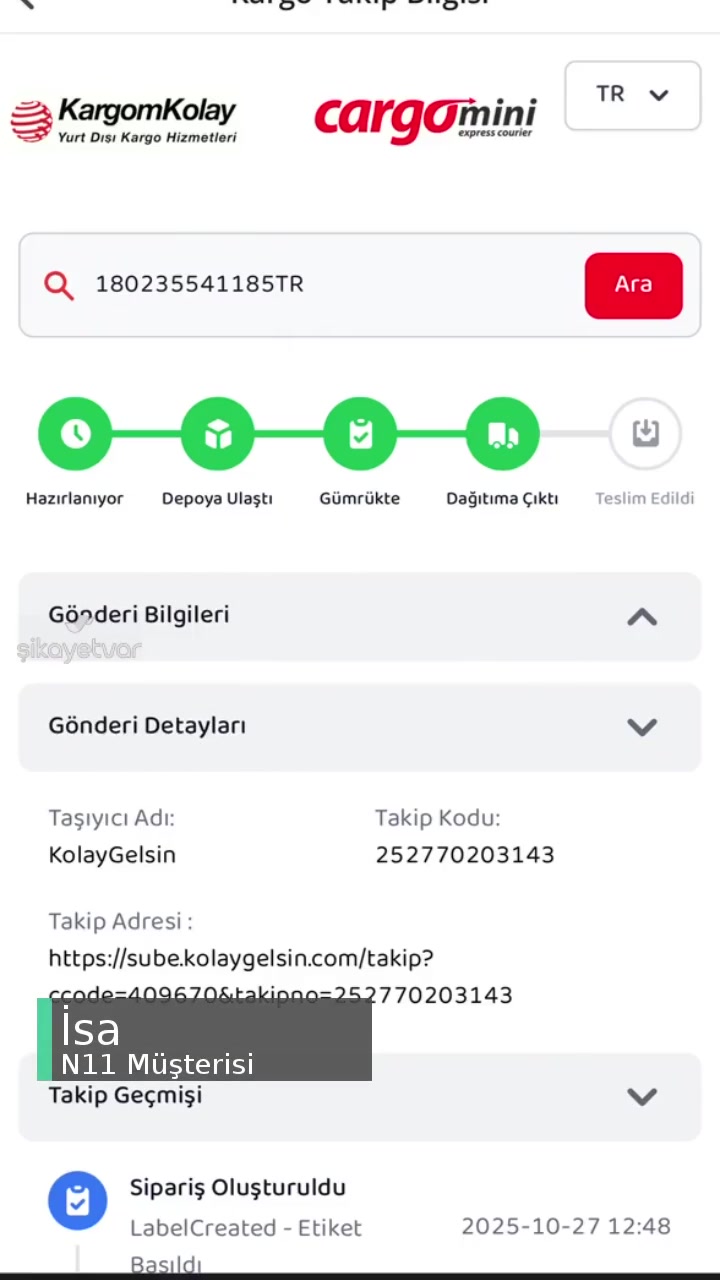 N11 Siparişim Kayıp, Ödemem De Geri Verilmiyor videonun kapak resmi