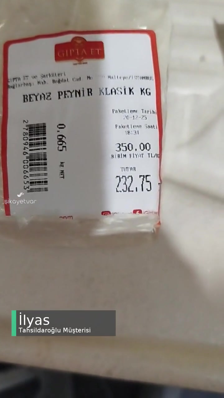 Tahsildaroğlu Bozuk Ürün Ezine Peyniri videonun kapak resmi