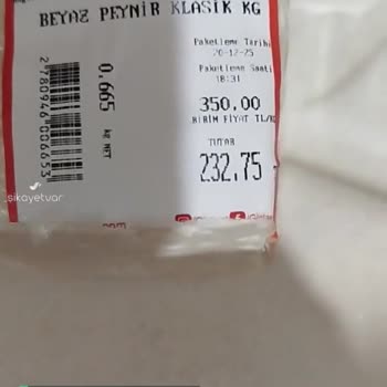 Tahsildaroğlu Bozuk Ürün Ezine Peyniri