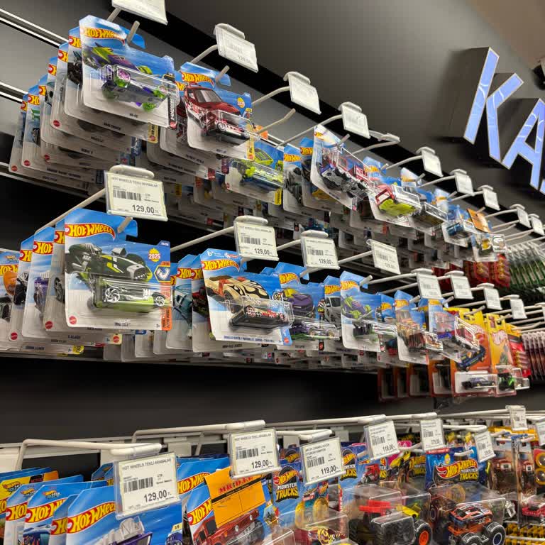 Hot Wheels Ürünlerinin Müşteri Erişimine Açık Sergilenmesini Talep Ediyorum