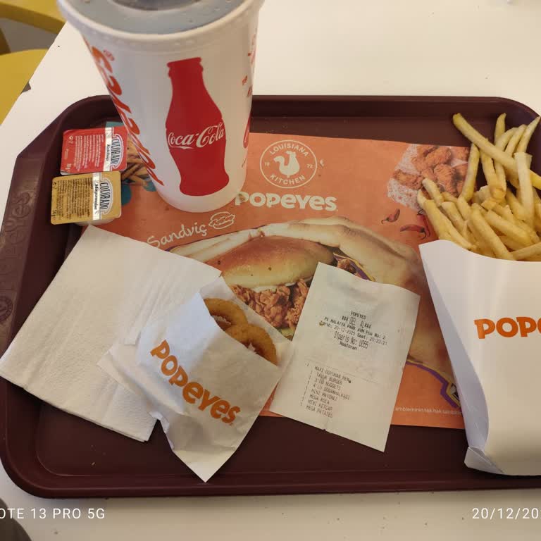 Popeyes Malatya Park Şubesinde Eksik Ürün Ve İlgisiz Personel Mağduriyeti