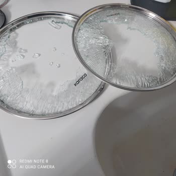 Karaca Tencere Seti Cam Kapakları Makinede Parçalandı