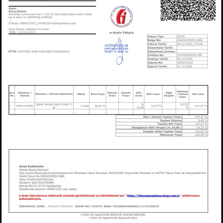 Bayat Ve Acı Fındıklı Çikolatalar, İlgisiz Satıcı
