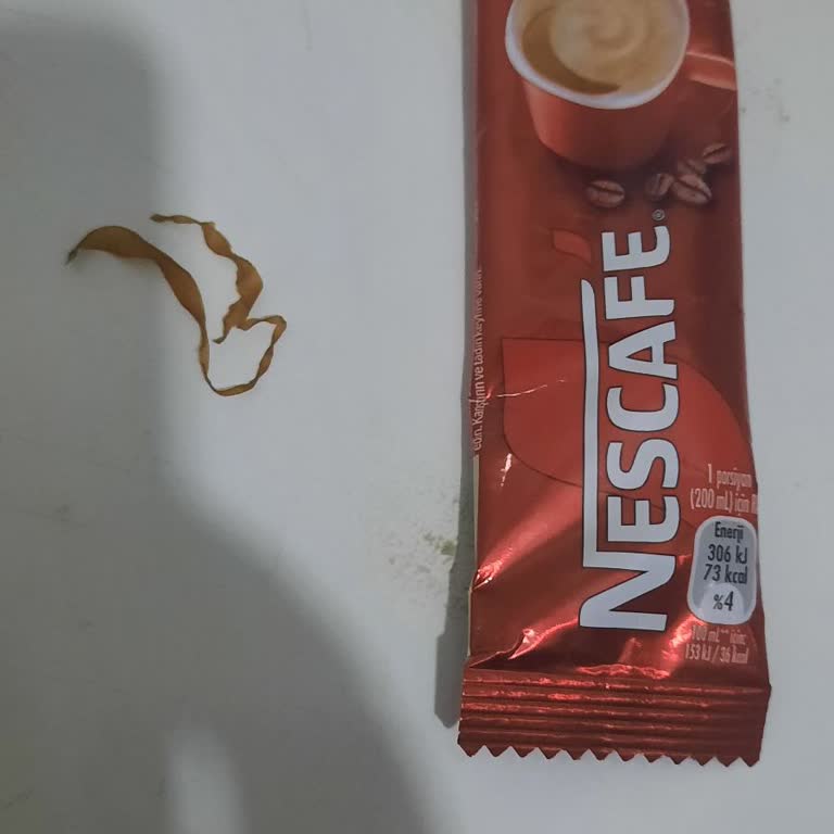 Nescafe 3’ü 1 Arada'dan Yabancı Madde Çıkması Hayal Kırıklığı Yarattı