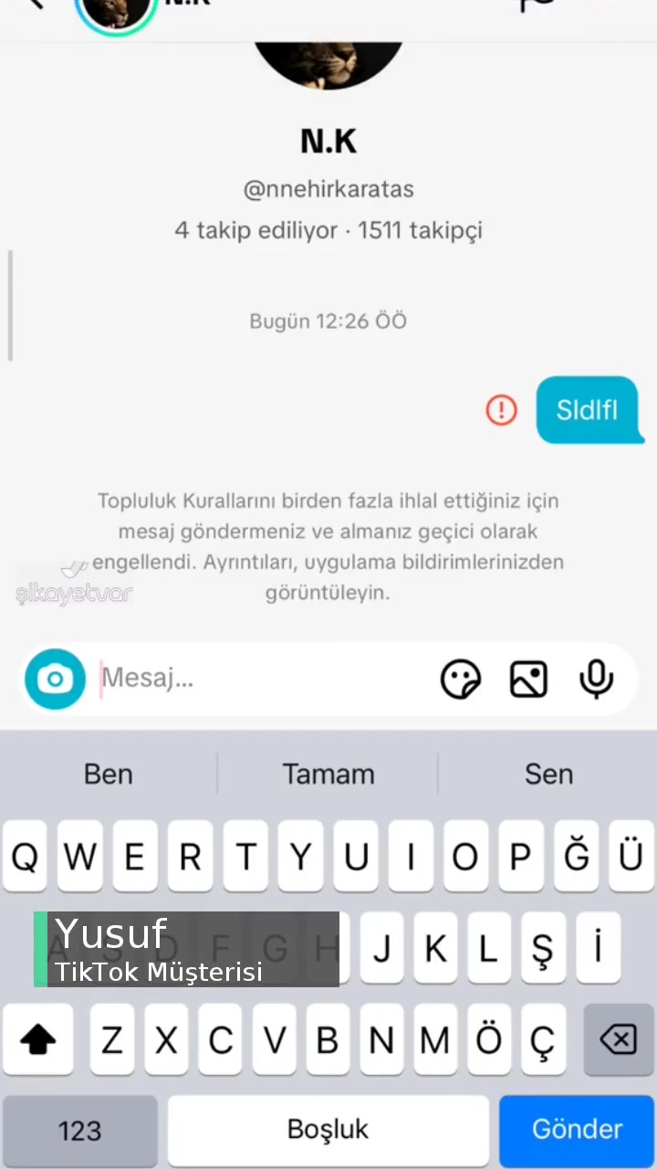 TikTok DM Kısıtlama Engeli videonun kapak resmi