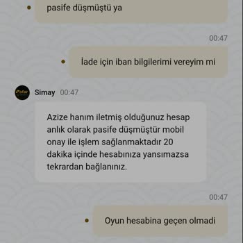 Bahisfair Sitesinde Yatırımım Hesabıma Geçmedi, Canlı Destek Yanıltıcı Bilgi Verdi