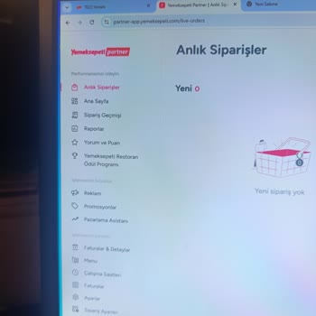 Restoran Panelinde Siparişler Gelmiyor, Mağduriyetim Giderilmiyor