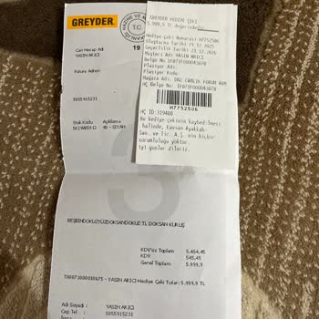 Greyder Mağazasından Alınan Rahatsız Edici Botun İadesinde Para İadesi Sorunu Ve Müşteri Memnuniyetsizliği