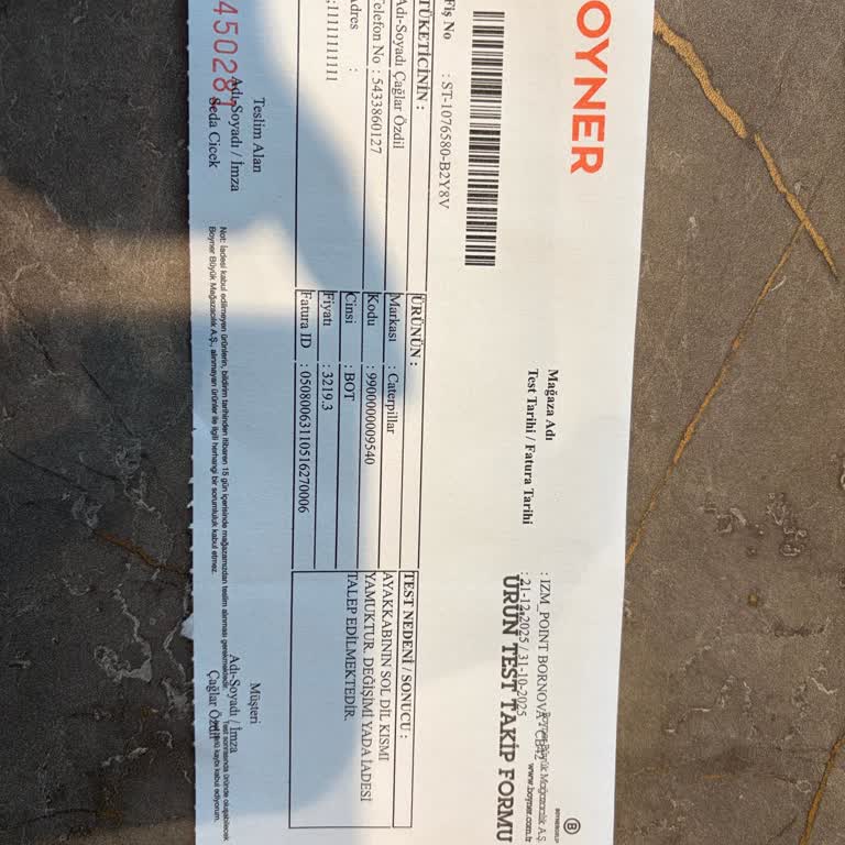 Ayakkabıda Üretim Hatası Var, Çözüm İçin Mağduriyetim Giderilmiyor