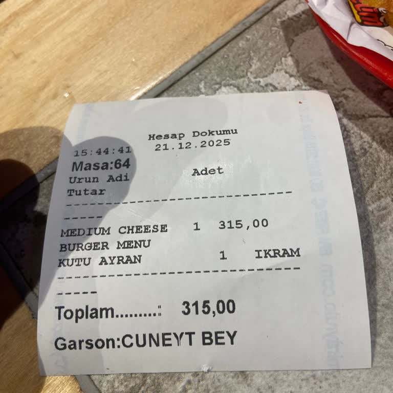 Aynı Menüde İki Şube Arasında Şaşırtıcı Fark Ve Hayal Kırıklığı