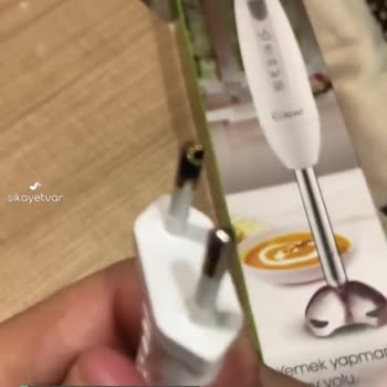 A101’den Aldığım Kiwi Marka Blender İlk Kullanımda Patladı!