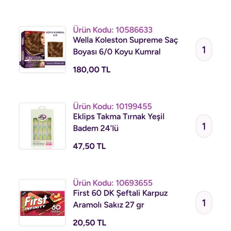 Siparişimin Durumu Hakkında Bilgilendirme Ve Hızlı İşlem Talebi