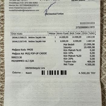 Madame Coco'dan Alınan Halı Kısa Sürede Kullanılamaz Hale Geldi