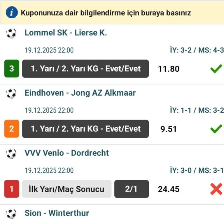 Ertelenen Maç Sonrası Kupon Ödemem Yapılmadı, Müşteri Hizmetlerine Ulaşılamıyor